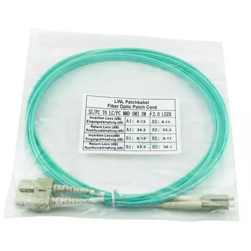 BlueOptics SFP3132EU20MK kabel światłowodowy InfiniBand 20 m LC SC Aqua