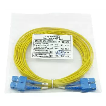 BlueOptics SFP3232BU20MK Kabel światłowodowy InfiniBand 20 m SC żółty