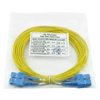 BlueOptics SFP3232BU50MK Kabel światłowodowy InfiniBand 50m SC Żółty