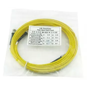 BlueOptics SFP3333BU2MK kabel światłowodowy InfiniBand 2 m ST żółty