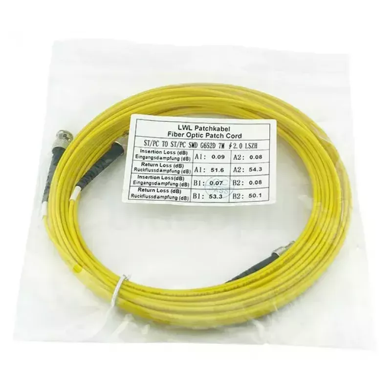BlueOptics SFP3333BU2MK kabel światłowodowy InfiniBand 2 m ST żółty