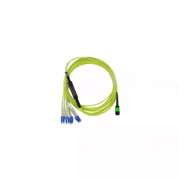 BlueOptics SFP5141BU7.5MKB światłowodowy kabel InfiniBand 7,5 m MPO/APC 4xLC/UPC