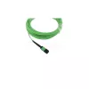 Kabel światłowodowy BlueOptics SFP5141GU1MKB MPO 4x LC OM5 1 m limonkowy