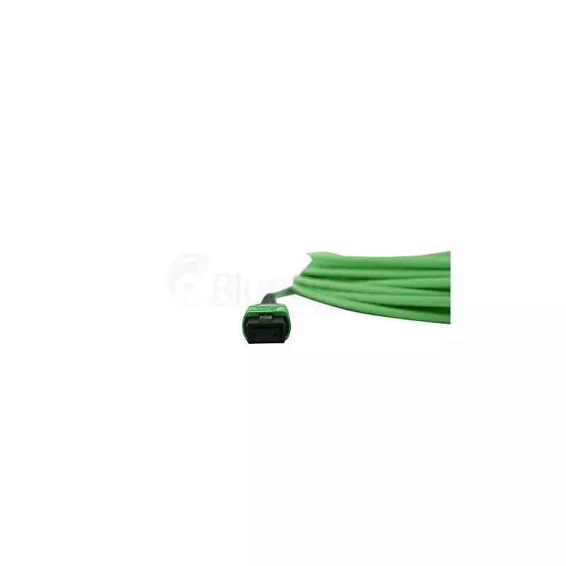 Kabel światłowodowy BlueOptics SFP5141GU3MKB MPO 4x LC OM5 3 m limonkowy