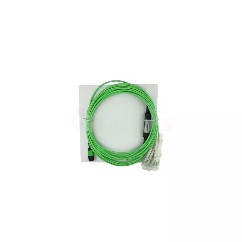 Światowodowy kabel BlueOptics SFP5141GU5MKB MPO 4x LC OM5 5m limonkowy