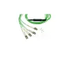 Światowodowy kabel BlueOptics SFP5141GU5MKB MPO 4x LC OM5 5m limonkowy
