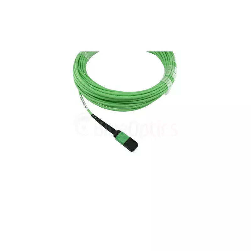 Kabel światłowodowy BlueOptics SFP5141GU7.5MKB MPO 4x LC OM5 7,5 m limonkowy