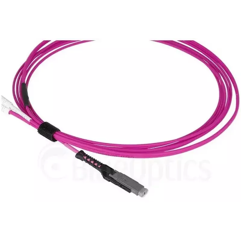 Kabel światłowodowy BlueOptics SFP9231FU1MK MDC LC OM4 1 m magenta