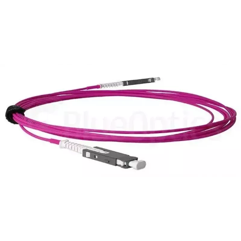 Kabel światłowodowy BlueOptics SFP9331FU10MK SN LC OM4 10 m fioletowy