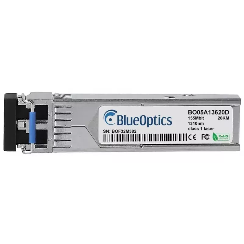 Moduł transceivera SFP BlueOptics SFP-FAST-SM/LC-BO Światłowód Złącze LC