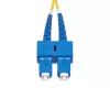 StarTech.com 2m (6.6ft) SC do SC (UPC) OS2 Jednomodowy Dupleksowy Kabel Światłowodowy, 9/125µm, 40G/100G Zipcord, Niewrażliwy na Zgięcia, Niskie Tłumienie Wkładki - LSZH Kabel Krosowy