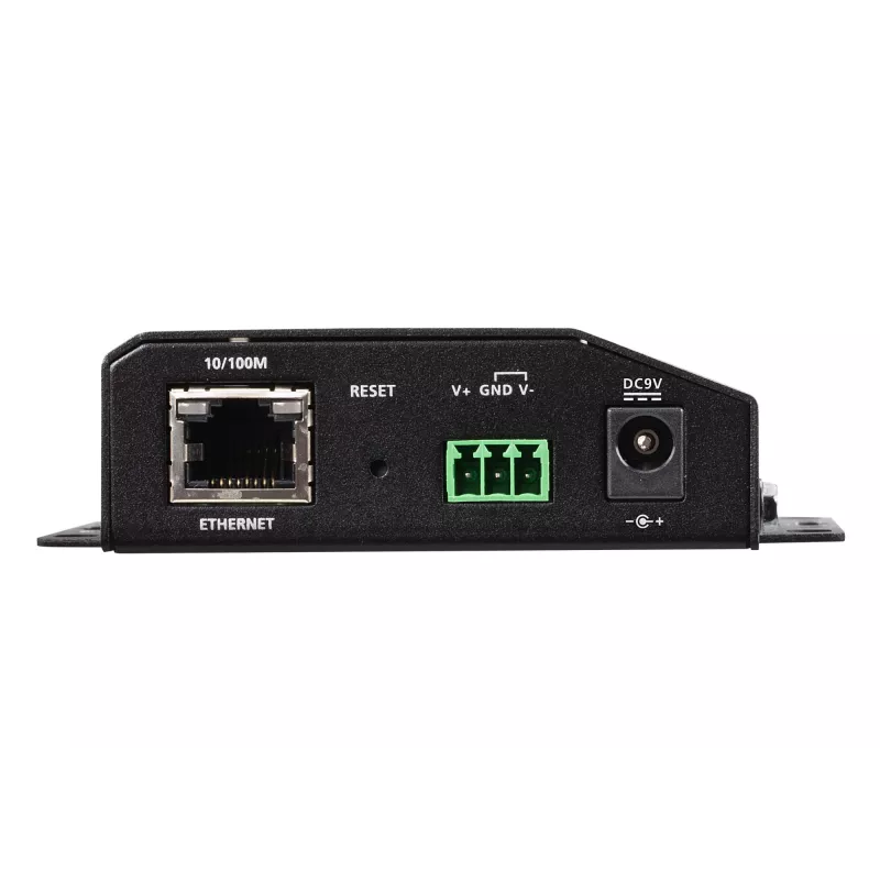 ATEN 1-portowy bezpieczny serwer urządzeń RS-232 z PoE, 10/100Base-T(X), 210 g