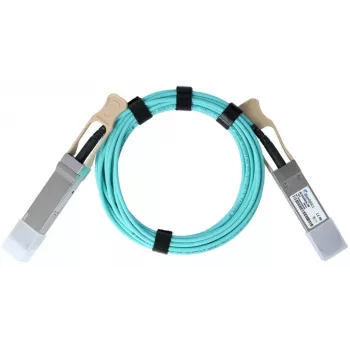 Kabel sieciowy BlueOptics SPTMJP1PMCDF005-BO QSFP28 AOC 5m Niebieski