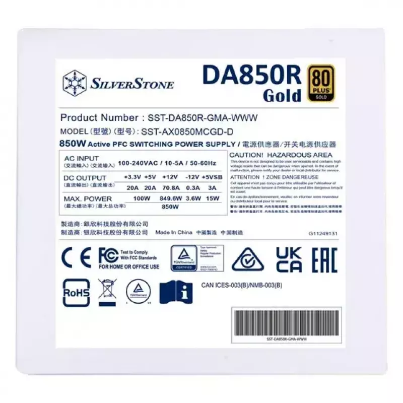 Zasilacz Silverstone DA850R 850 W