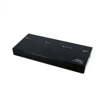 StarTech.com 2-portowy rozdzielacz wideo DVI z audio, DVI, 2x DVI, 1920 x 1200 pikseli, czarny, aluminium, 10 m