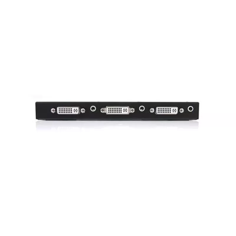 StarTech.com 2-portowy rozdzielacz wideo DVI z audio, DVI, 2x DVI, 1920 x 1200 pikseli, czarny, aluminium, 10 m