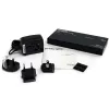 StarTech.com 2-portowy rozdzielacz wideo DVI z audio, DVI, 2x DVI, 1920 x 1200 pikseli, czarny, aluminium, 10 m
