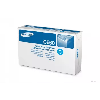Samsung CLP-C660B Pojemny wkład z tonerem cyjan, 2000 stron, cyjan, 1 szt.