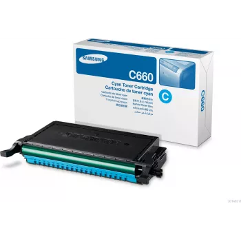 Samsung CLP-C660B Pojemny wkład z tonerem cyjan, 2000 stron, cyjan, 1 szt.