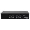 Przełącznik KVM StarTech.com 4-portowy USB DisplayPort z audio, 3840 x 2400 pikseli, czarny