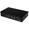 Przełącznik KVM StarTech.com 4-portowy USB DisplayPort z audio, 3840 x 2400 pikseli, czarny