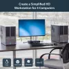 Przełącznik KVM StarTech.com 4-portowy USB DisplayPort z audio, 3840 x 2400 pikseli, czarny