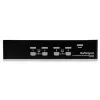 StarTech.com 4-portowy przełącznik KVM USB do montażu w szafie rack 1U z OSD, 1920 x 1440 pikseli, montaż w szafie rack, 5,4 W, 1U, czarny