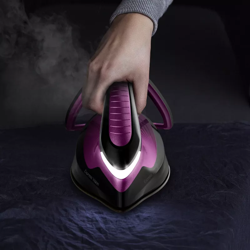 Tefal Express Vision SV8152 2800 W 1.8 L stopa Durilium AirGlide Autoclean Fioletowy, Czarny
