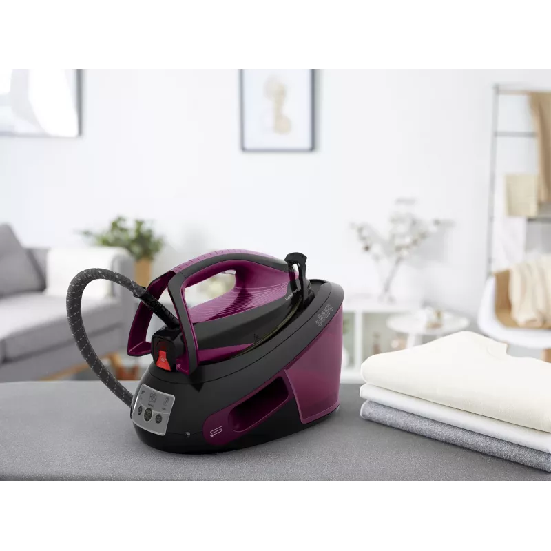 Tefal Express Vision SV8152 2800 W 1.8 L stopa Durilium AirGlide Autoclean Fioletowy, Czarny