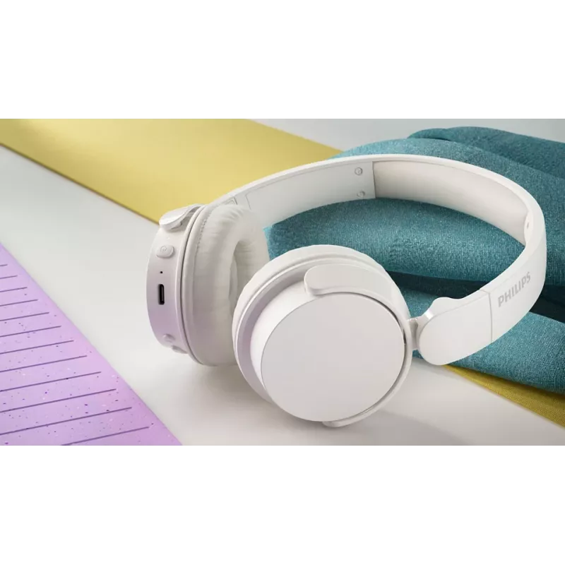 Słuchawki nauszne Philips 4000 series TAH4209WT/00 Bezprzewodowe Rozmowy/Muzyka Bluetooth Białe