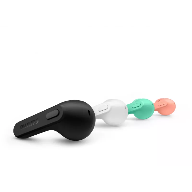 Słuchawki Philips 2000 series TAT2206GR/00 True Wireless Stereo (TWS) douszne, rozmowy/muzyka, Bluetooth, turkusowe