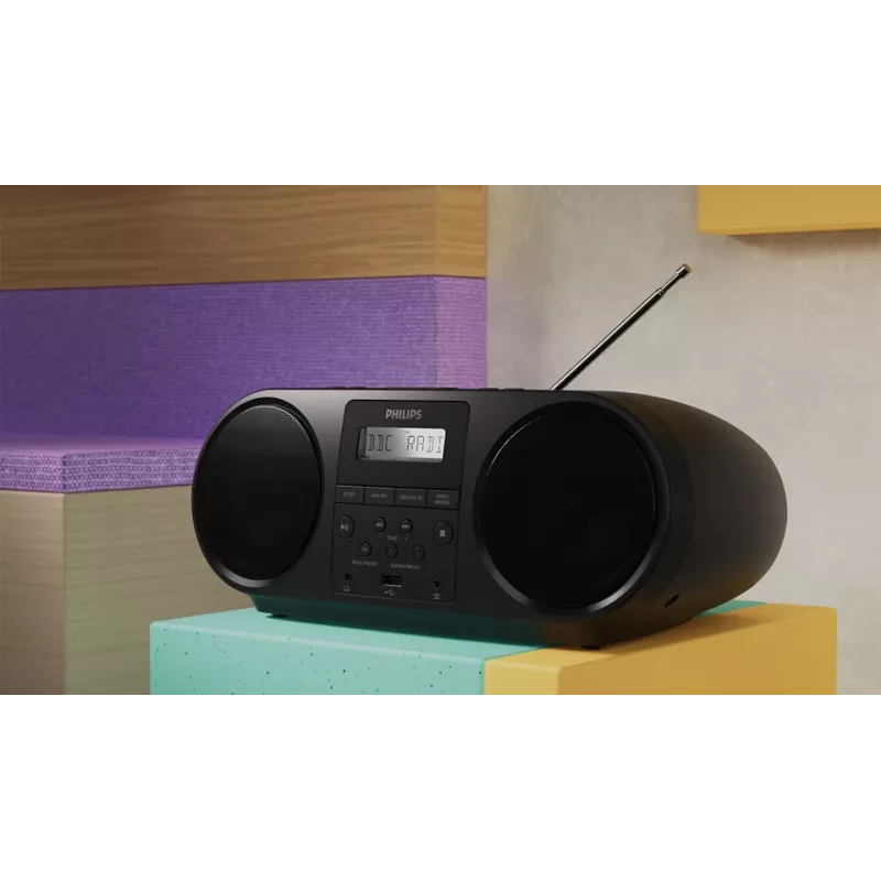 Philips TAZ6000/10 Odtwarzacz CD Czarny Przenośny odtwarzacz CD