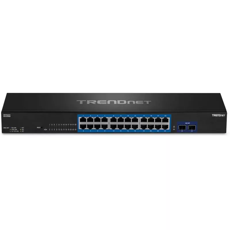 Switch Trendnet TEG-30262 v1.0R Gigabit Ethernet 24 Porty 1U Czarny