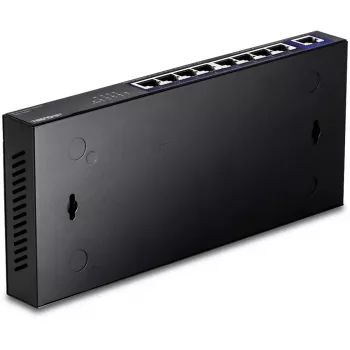 TRENDnet TEG-S591 niezarządzalny przełącznik Ethernet 8-portowy 2.5G, 100/1000/2500, 60 Gbit/s, tablica MAC 4000, montaż na ścianie