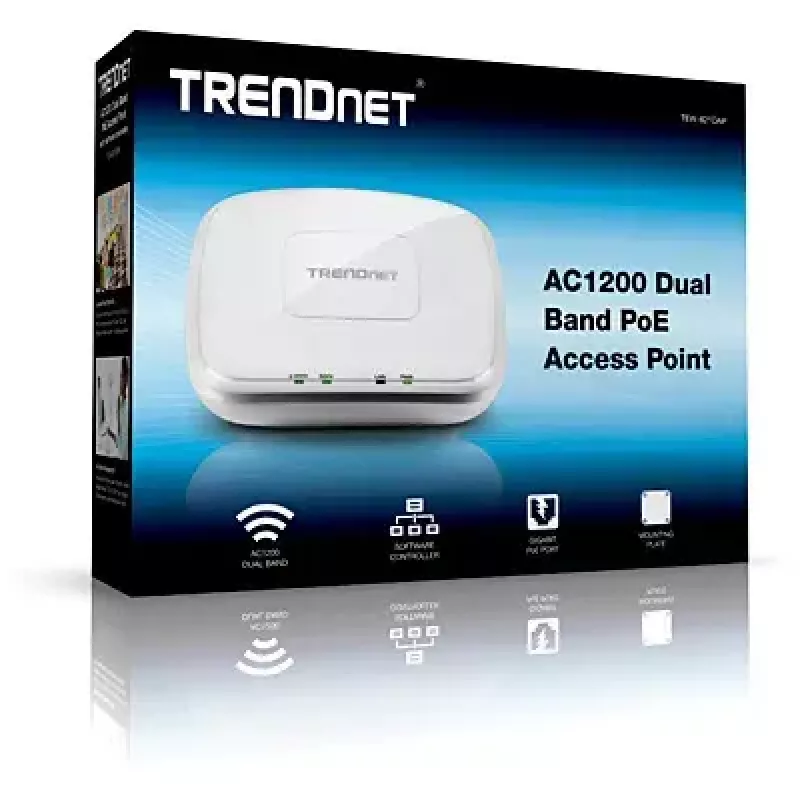 Access Point Trendnet TEW-821DAP v1.0R 2.4 GHz 5 GHz Wi-Fi
