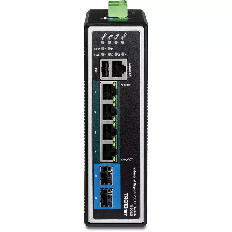 Przełącznik zarządzany Trendnet TI-BG62I L2+ Gigabit Ethernet PoE 4 porty