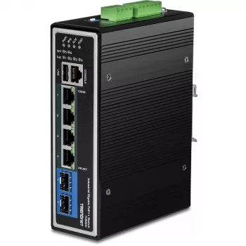 Przełącznik zarządzany Trendnet TI-BG62I L2+ Gigabit Ethernet PoE 4 porty
