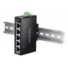 Przełącznik sieciowy TRENDnet TI-ELC50 Niezarządzalny 5-portowy Fast Ethernet (10/100), 9.6–60V, montaż na ścianie/szynie DIN
