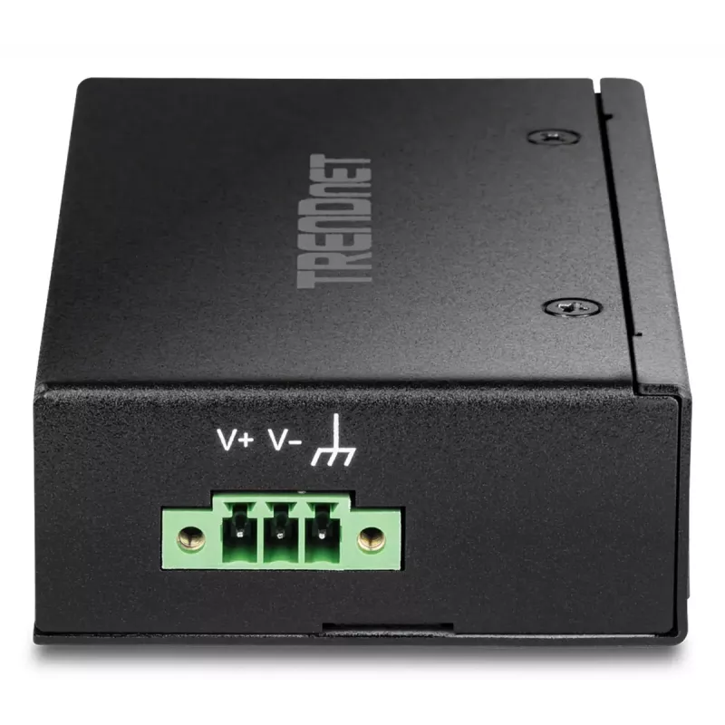 Przełącznik sieciowy TRENDnet TI-ELC50 Niezarządzalny 5-portowy Fast Ethernet (10/100), 9.6–60V, montaż na ścianie/szynie DIN