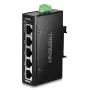 Przełącznik sieciowy TRENDnet TI-ELC50 Niezarządzalny 5-portowy Fast Ethernet (10/100), 9.6–60V, montaż na ścianie/szynie DIN