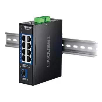 TRENDnet TI-G5091 Przemysłowy niezarządzalny 9-portowy przełącznik Ethernet 2.5G z portem 10G SFP+