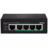 Przełącznik niezarządzalny Trendnet TI-PE50 Power over Ethernet Czarny