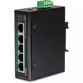 Przełącznik niezarządzalny Trendnet TI-PE50 Power over Ethernet Czarny