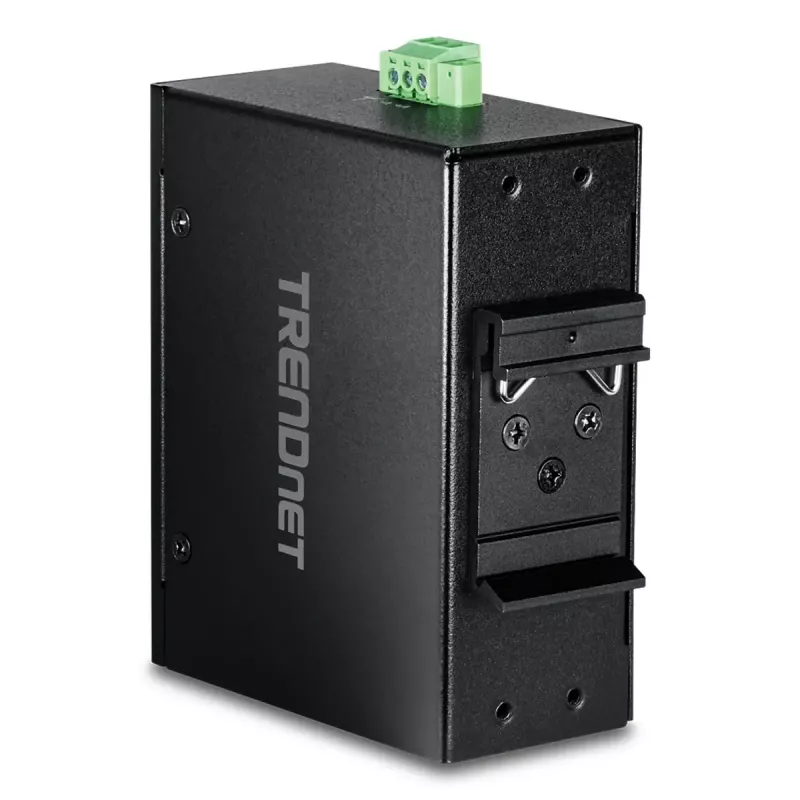 Niezarządzalny przełącznik Fast Ethernet PoE TRENDnet TI-PELC80 — 8x 10/100 Mbps RJ-45, IEEE 802.3af/at, 48–56 V DC, montaż naścienny