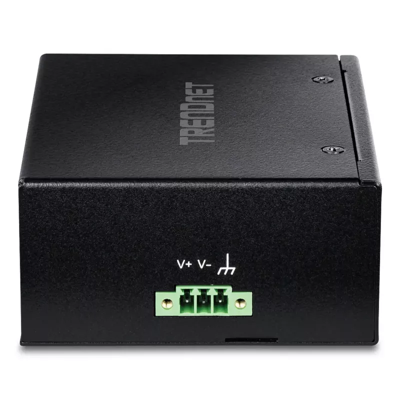 Niezarządzalny przełącznik Fast Ethernet PoE TRENDnet TI-PELC80 — 8x 10/100 Mbps RJ-45, IEEE 802.3af/at, 48–56 V DC, montaż naścienny