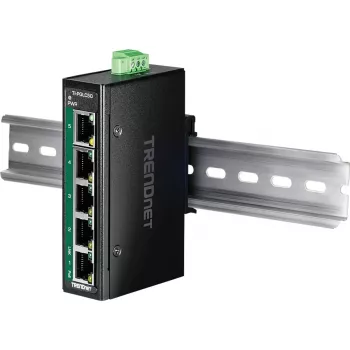 TRENDnet TI-PGLC50 Przemysłowy niezarządzalny 5-portowy Gigabit Ethernet PoE+ Switch