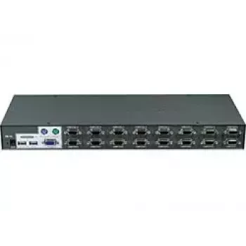 Przełącznik KVM Trendnet TK-1603R 16-portowy USB/PS/2 do montażu w szafie