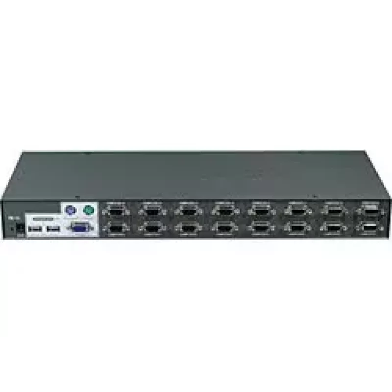 Przełącznik KVM Trendnet TK-1603R 16-portowy USB/PS/2 do montażu w szafie