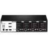 Przełącznik KVM Trendnet TK-440DP Czarny Srebrny