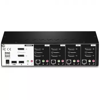 Przełącznik KVM Trendnet TK-440DP Czarny Srebrny